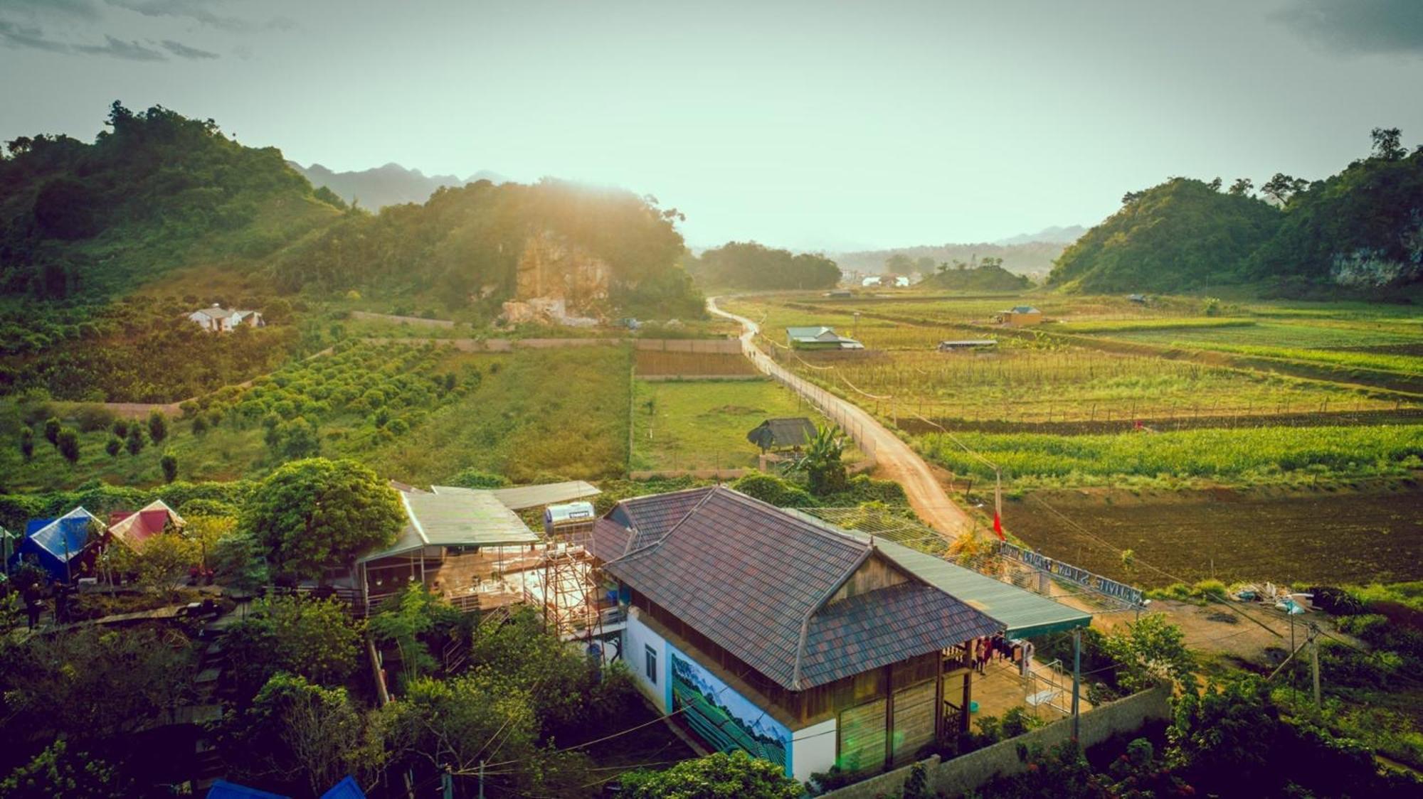 Ban Bua Homestay Moc Chau Ngoại thất bức ảnh